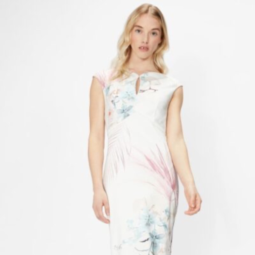 Ted Baker Soozie Bodycon Dress Size 0